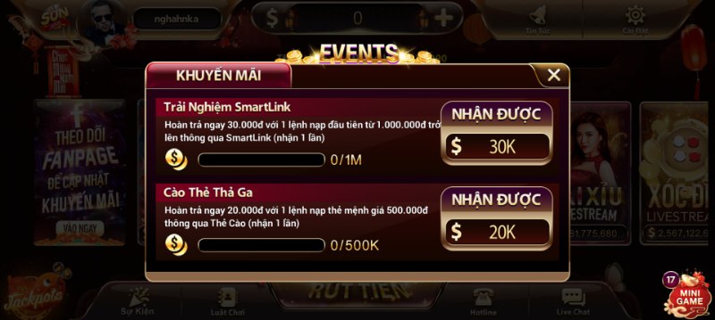 Đa dạng chương trình ưu đãi hấp dẫn mà cổng game gửi tặng các hội viên